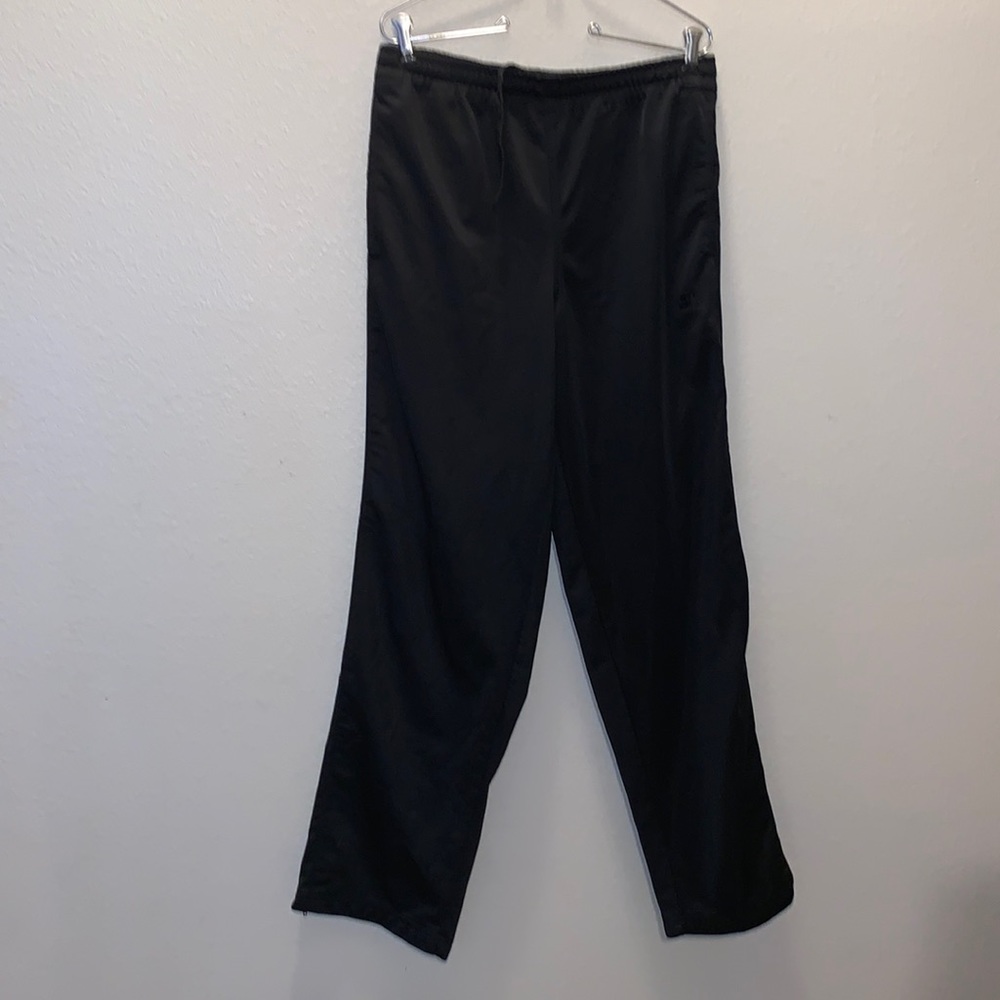Starbury black athletic bottom zip basketball pants